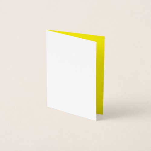 simple minimal solid color custom      foil card