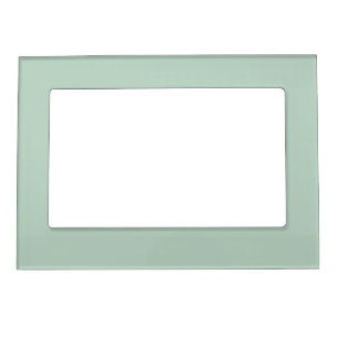 simple minimal solid color custom green gray boho  magnetic frame