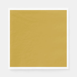simple minimal solid color custom mustard golden napkins