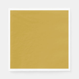 simple minimal solid color custom mustard golden napkins