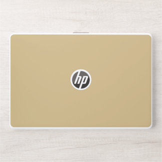 simple minimal solid color custom orange gray boho HP laptop skin