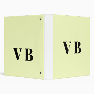 simple minimal solid color custom pastel custom 3 ring binder