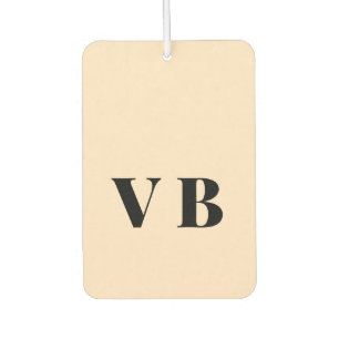 simple minimal solid color custom pastel custom air freshener