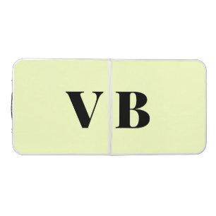 simple minimal solid color custom pastel custom beer pong table
