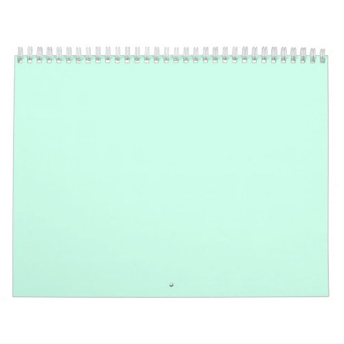 simple minimal solid color custom pastel custom  calendar