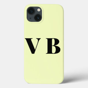 simple minimal solid color custom pastel custom iPhone 13 case