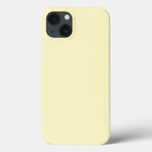 simple minimal solid color custom pastel custom  iPhone 13 case