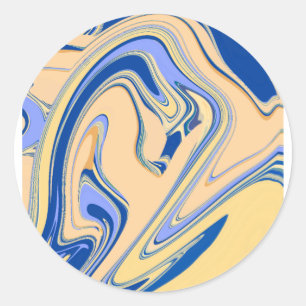 simple minimal solid color custom pastel custom classic round sticker