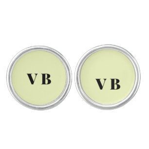 simple minimal solid color custom pastel custom cufflinks