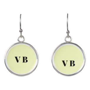 simple minimal solid color custom pastel custom earrings