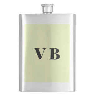 simple minimal solid color custom pastel custom flask