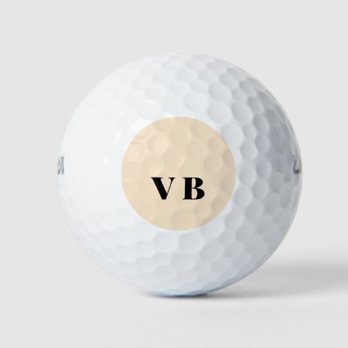 simple minimal solid color custom pastel custom  golf balls