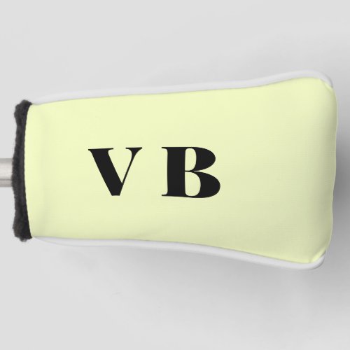 simple minimal solid color custom pastel custom  golf head cover