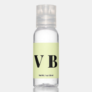 simple minimal solid color custom pastel custom hand sanitizer