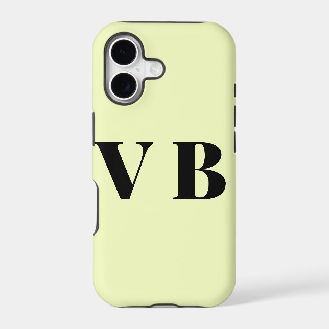 simple minimal solid color custom pastel custom  iphone case (Back)