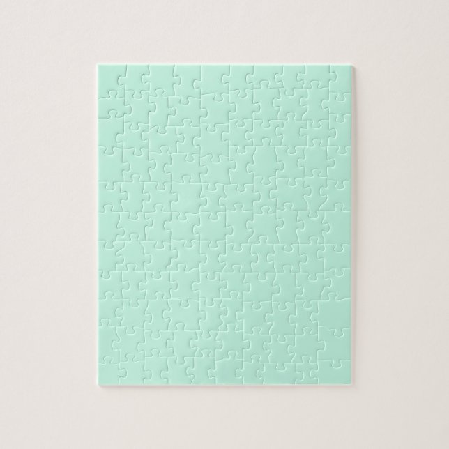 simple minimal solid color custom pastel custom  jigsaw puzzle (Vertical)