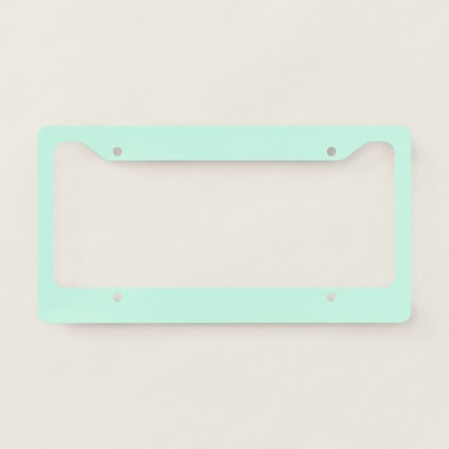 simple minimal solid color custom pastel custom  license plate frame