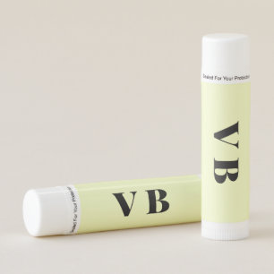 simple minimal solid color custom pastel custom lip balm