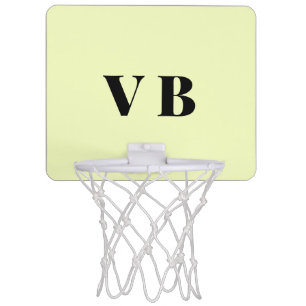 simple minimal solid color custom pastel custom mini basketball hoop