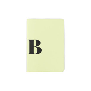 simple minimal solid color custom pastel custom passport holder