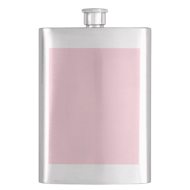 simple minimal solid color custom pastel custom th flask (Front)