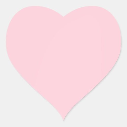 simple minimal solid color custom pastel custom th heart sticker