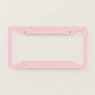 simple minimal solid color custom pastel custom th license plate frame