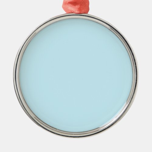 simple minimal solid color custom pastel custom th metal ornament