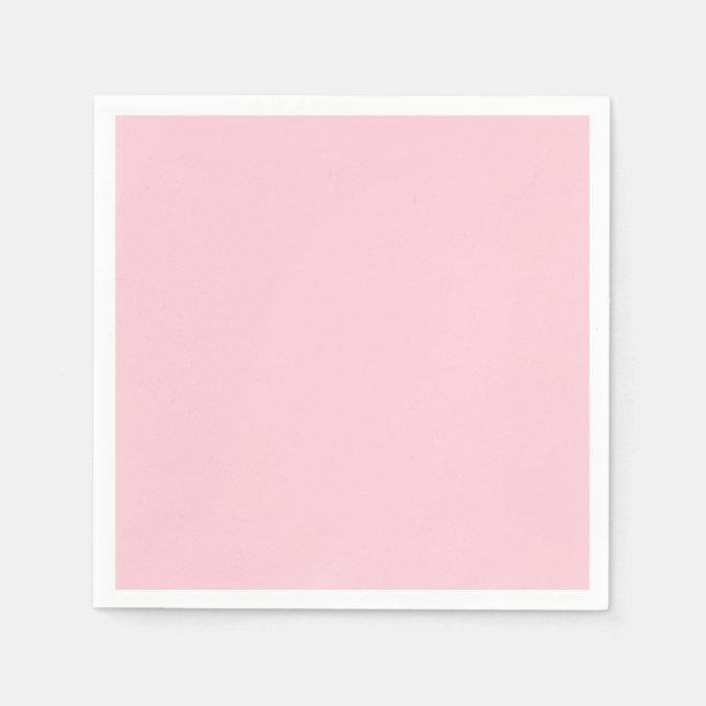 simple minimal solid color custom pastel custom th napkins (Front)