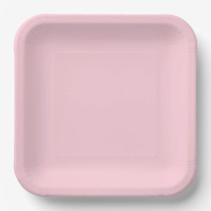 simple minimal solid color custom pastel custom th paper plates