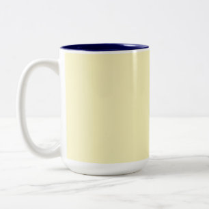simple minimal solid color custom pastel custom Two-Tone coffee mug