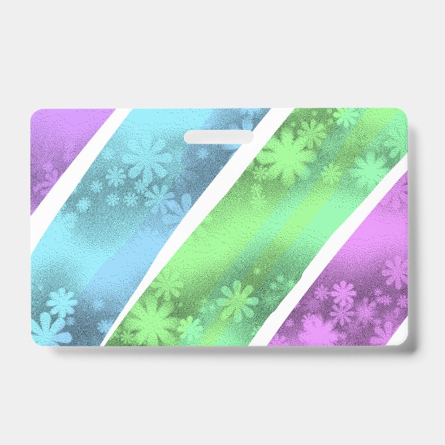 simple minimal solid color custom personalized  badge (Front)