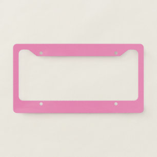 simple minimal solid color custom skateboard key license plate frame