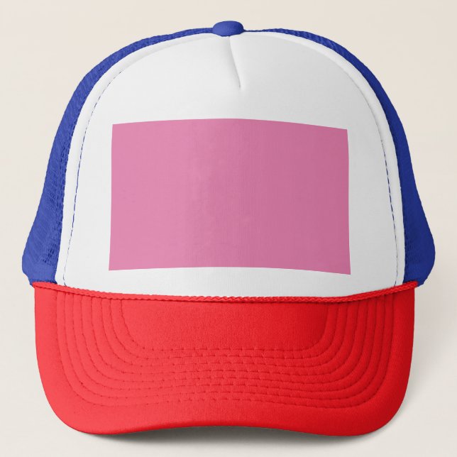 simple minimal solid color custom   skateboard key trucker hat (Front)