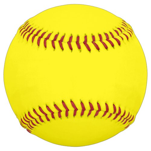 simple minimal solid color custom      softball