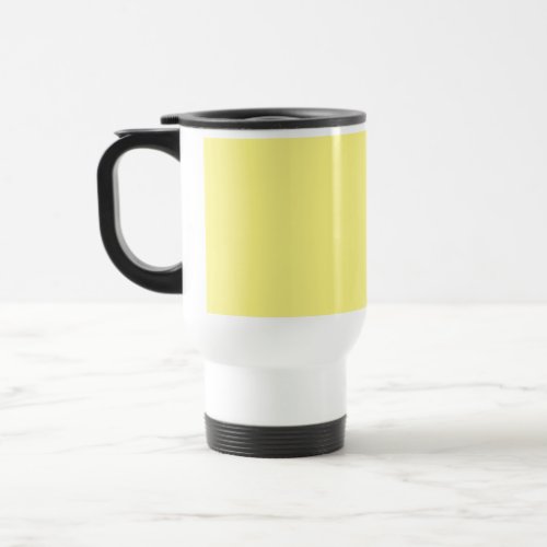 simple minimal solid color custom   travel mug