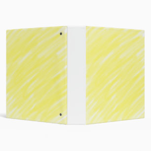 simple minimal solid color custom yellow pastel ad 3 ring binder