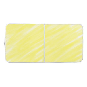 simple minimal solid color custom yellow pastel ad beer pong table
