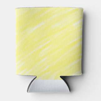 simple minimal solid color custom yellow pastel ad can cooler