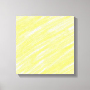 simple minimal solid color custom yellow pastel ad canvas print