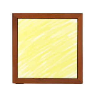 simple minimal solid color custom yellow pastel ad desk organizer