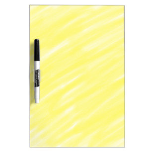 simple minimal solid color custom yellow pastel ad dry erase board