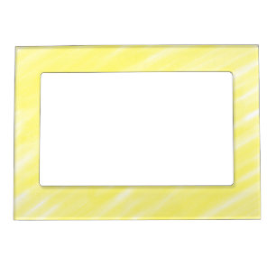 simple minimal solid color custom yellow pastel ad magnetic frame