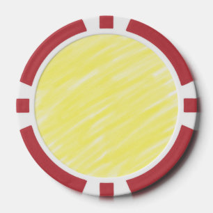 simple minimal solid color custom yellow pastel ad poker chips
