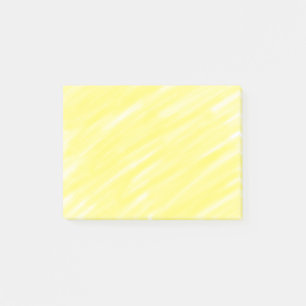 simple minimal solid color custom yellow pastel ad post-it notes