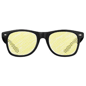 simple minimal solid color custom yellow pastel ad retro sunglasses