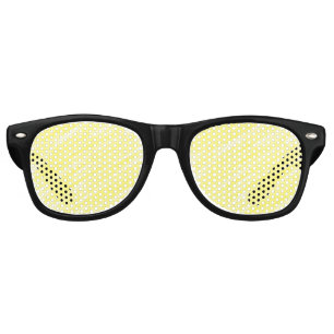 simple minimal solid color custom yellow pastel ad retro sunglasses