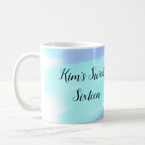 SIMPLE MINIMAL sweet sixteen elegant custom modern Coffee Mug