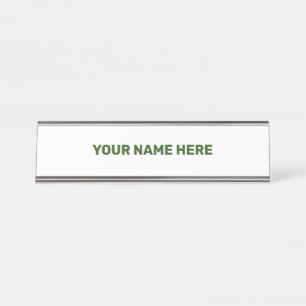 SIMPLE MINIMAL TEXT STYLE DOOR SIGN