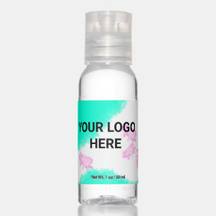 SIMPLE MINIMAL TEXT STYLE GIFT green watercolor T Hand Sanitizer